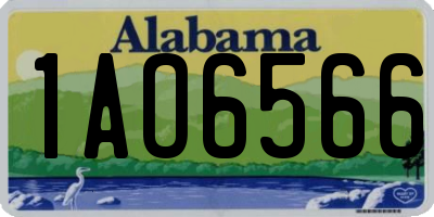 AL license plate 1AO6566
