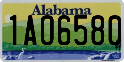 AL license plate 1AO6580