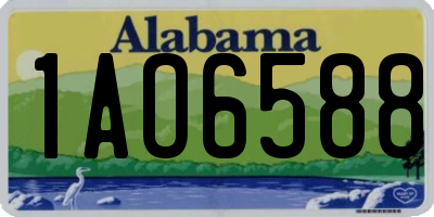 AL license plate 1AO6588
