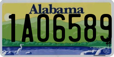 AL license plate 1AO6589