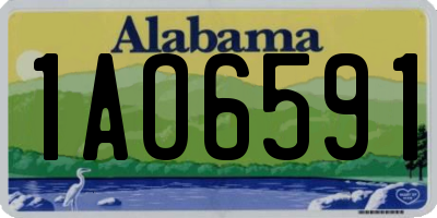 AL license plate 1AO6591