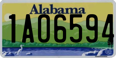 AL license plate 1AO6594