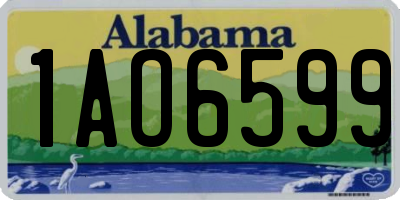 AL license plate 1AO6599