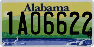 AL license plate 1AO6622