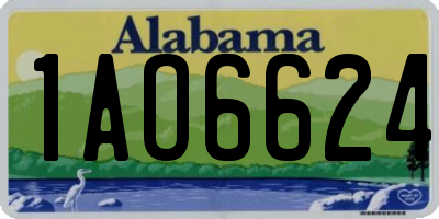 AL license plate 1AO6624