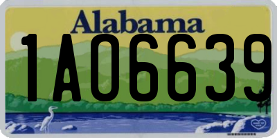 AL license plate 1AO6639
