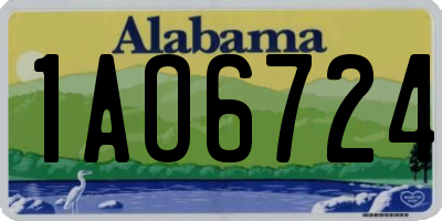 AL license plate 1AO6724