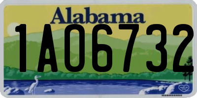 AL license plate 1AO6732