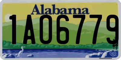 AL license plate 1AO6779