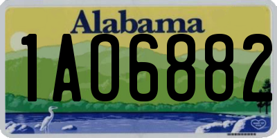 AL license plate 1AO6882
