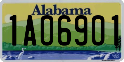 AL license plate 1AO6901