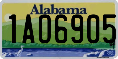 AL license plate 1AO6905