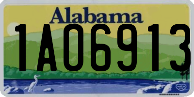 AL license plate 1AO6913