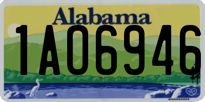 AL license plate 1AO6946