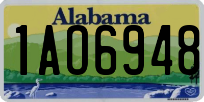 AL license plate 1AO6948