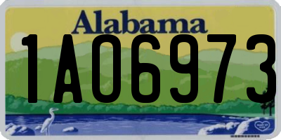 AL license plate 1AO6973