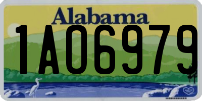 AL license plate 1AO6979