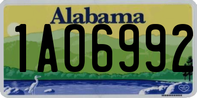 AL license plate 1AO6992