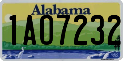 AL license plate 1AO7232