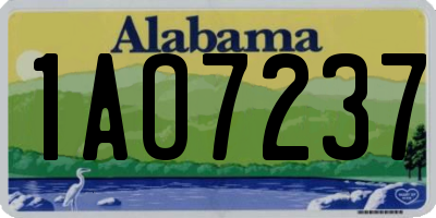 AL license plate 1AO7237
