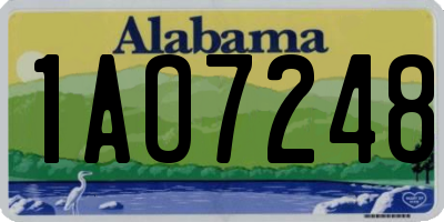 AL license plate 1AO7248