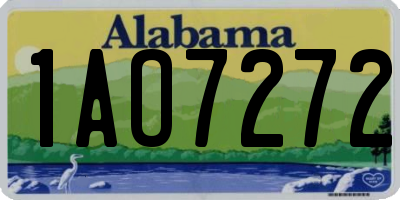 AL license plate 1AO7272