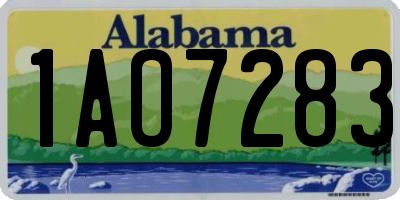 AL license plate 1AO7283
