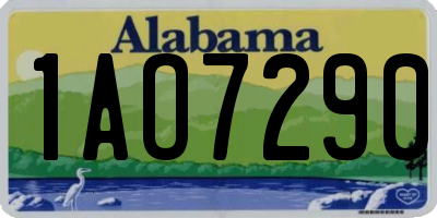 AL license plate 1AO7290