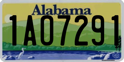 AL license plate 1AO7291