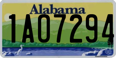 AL license plate 1AO7294