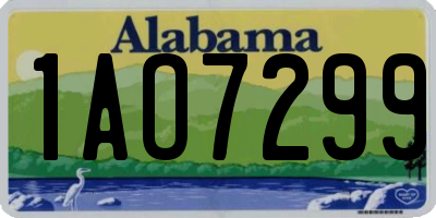AL license plate 1AO7299