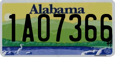 AL license plate 1AO7366
