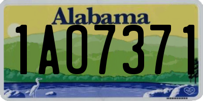 AL license plate 1AO7371