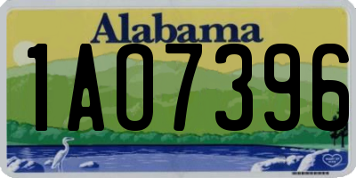 AL license plate 1AO7396