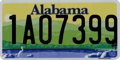 AL license plate 1AO7399