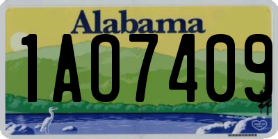 AL license plate 1AO7409