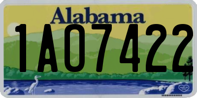 AL license plate 1AO7422
