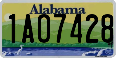 AL license plate 1AO7428