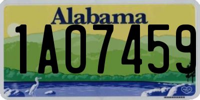 AL license plate 1AO7459