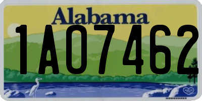 AL license plate 1AO7462