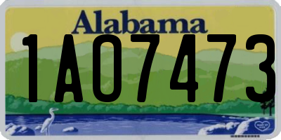 AL license plate 1AO7473