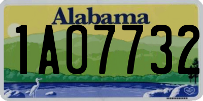 AL license plate 1AO7732