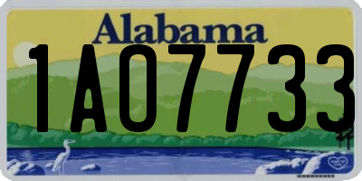 AL license plate 1AO7733