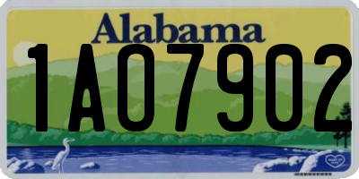 AL license plate 1AO7902