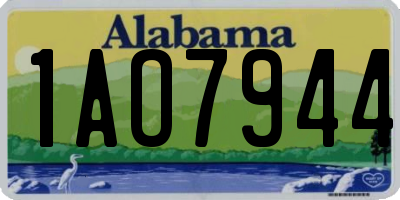 AL license plate 1AO7944