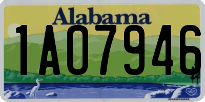 AL license plate 1AO7946
