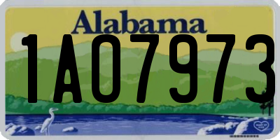 AL license plate 1AO7973