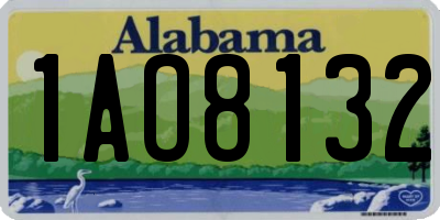AL license plate 1AO8132