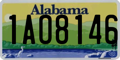 AL license plate 1AO8146