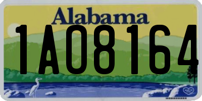 AL license plate 1AO8164